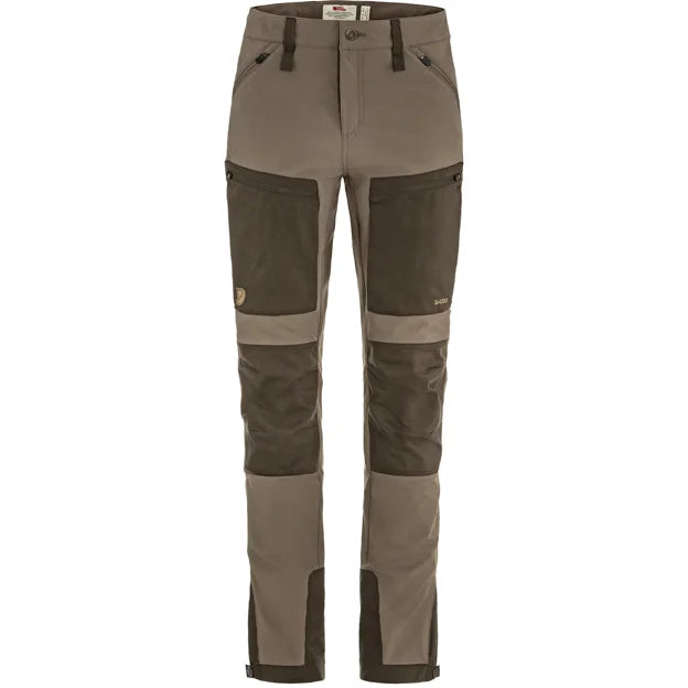 Keb Agile Trousers W Suede Brown-Dark Olive 32/SHORT