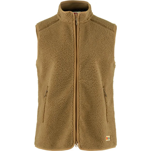 Vardag Pile Fleece Vest W Buckwheat Brown XXS Main image