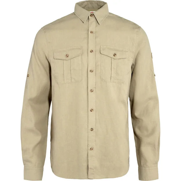 Övik Travel Shirt LS M Sand Stone XS Main image