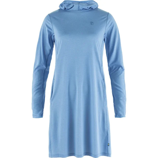 Abisko Sun-hoodie Dress W Ultramarine XXS Main image