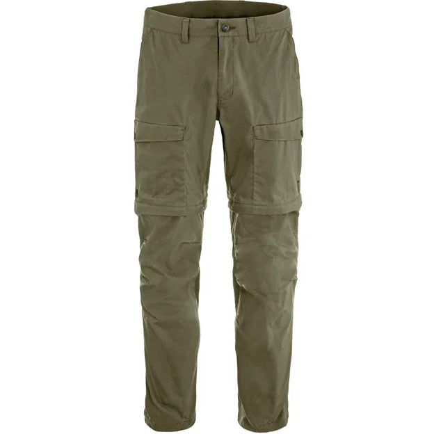 Abisko Hybrid Trail Trs Zip-off M Black 44/REGULAR