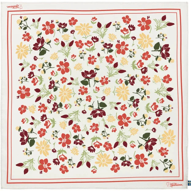 Fjällblomster Bandana Chalk White One Size Secondary image