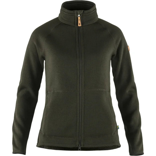 Övik Fleece Zip Sweater W Navy XXS Secondary image