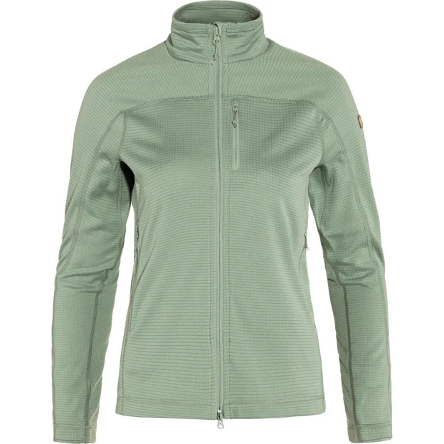 Abisko Lite Fleece Jacket W Terracotta Brown XXS