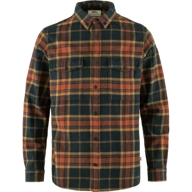 Övik Twill Shirt M Dark Grey-Dark Grey XS Secondary image