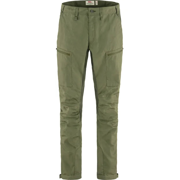 Abisko Lite Trekking Trousers M Reg Dark Olive-Dark Olive 42