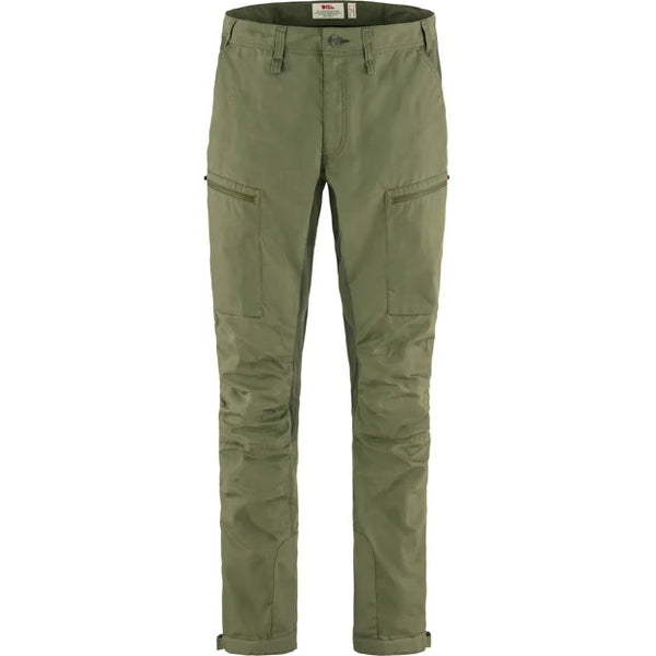 Abisko Lite Trekking Trousers M Reg Dark Olive-Dark Olive 42