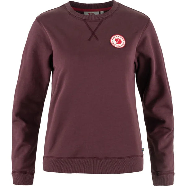 1960 Logo Badge Sweater W Grey-Melange XXS