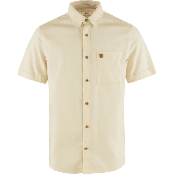 Övik Travel Shirt SS M Sand Stone XS