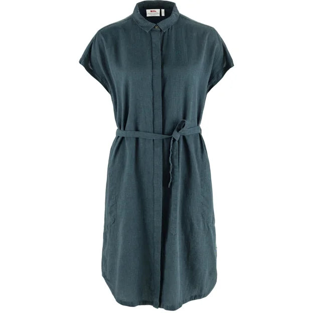 Övik Hemp Dress W Dark Grey XXS