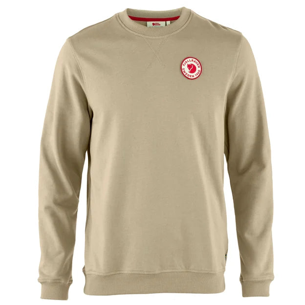 1960 Logo Badge Sweater M Grey-Melange XS