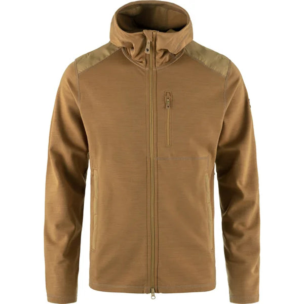 Keb Fleece Hoodie M Buckwheat Brown XS