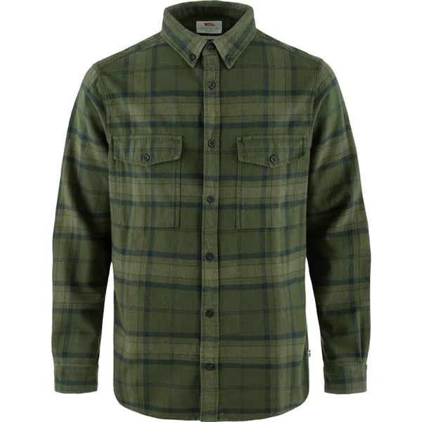 Övik Twill Shirt M Dark Grey-Dark Grey XS
