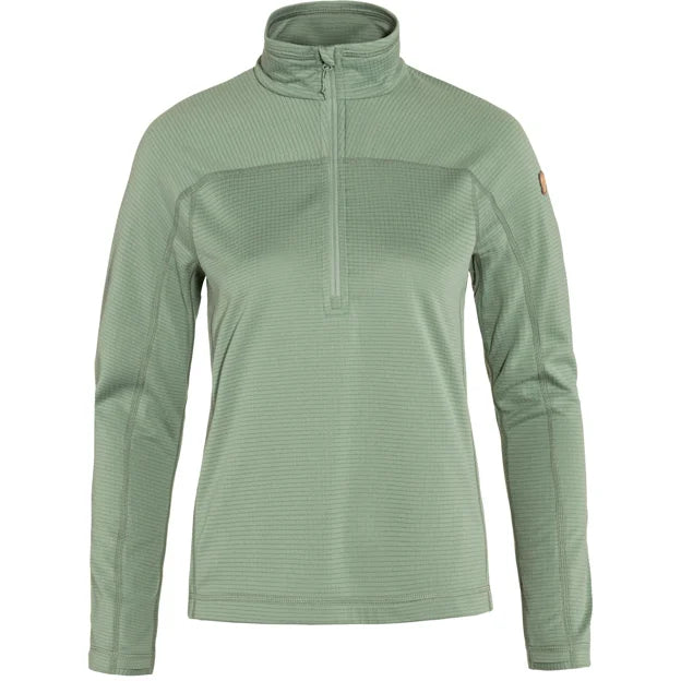 Abisko Lite Fleece Half Zip W Dune Beige XXS