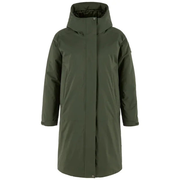 Övik GTX Padded Parka W Suede Brown XXS