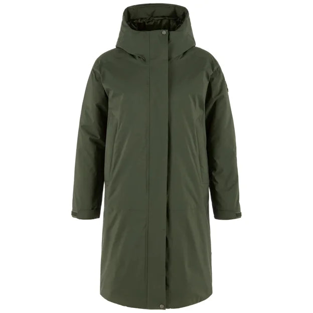 Övik GTX Padded Parka W Suede Brown XXS Main image