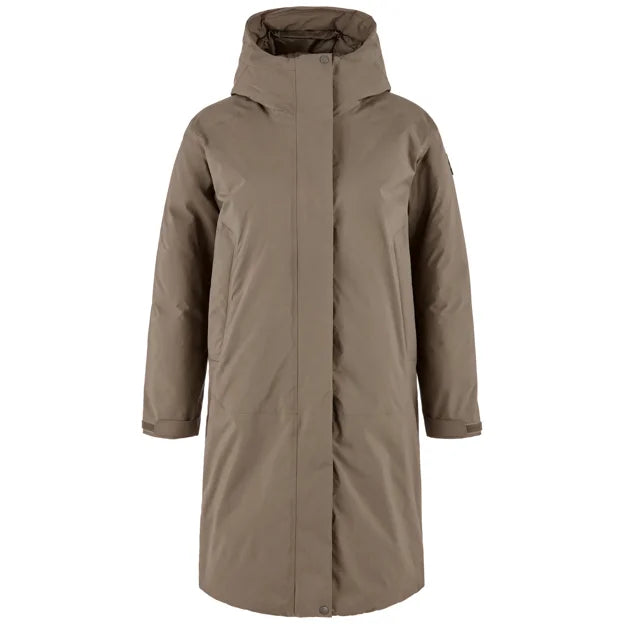 Övik GTX Padded Parka W Suede Brown XXS Secondary image