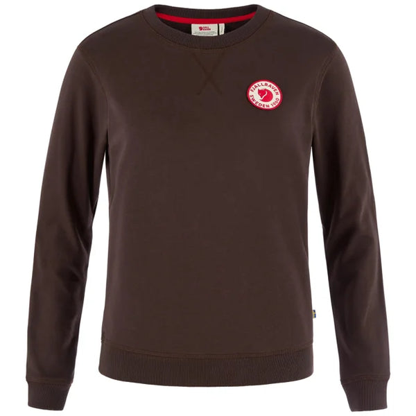 1960 Logo Badge Sweater W Grey-Melange XXS