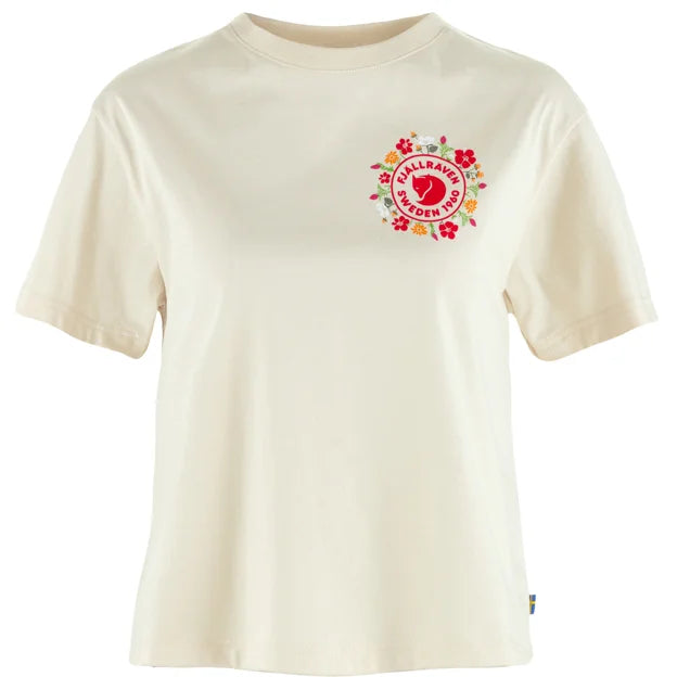 Fjällblomster Logo T-shirt W Chalk White XXS Main image