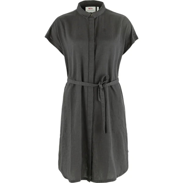 Övik Hemp Dress W Dark Grey XXS