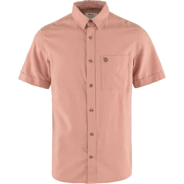 Övik Travel Shirt SS M Sand Stone XS