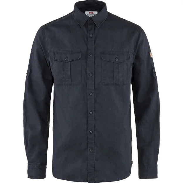 Övik Travel Shirt LS M Sand Stone XS Secondary image