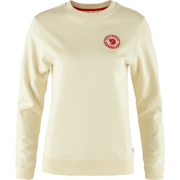 1960 Logo Badge Sweater W Grey-Melange XXS