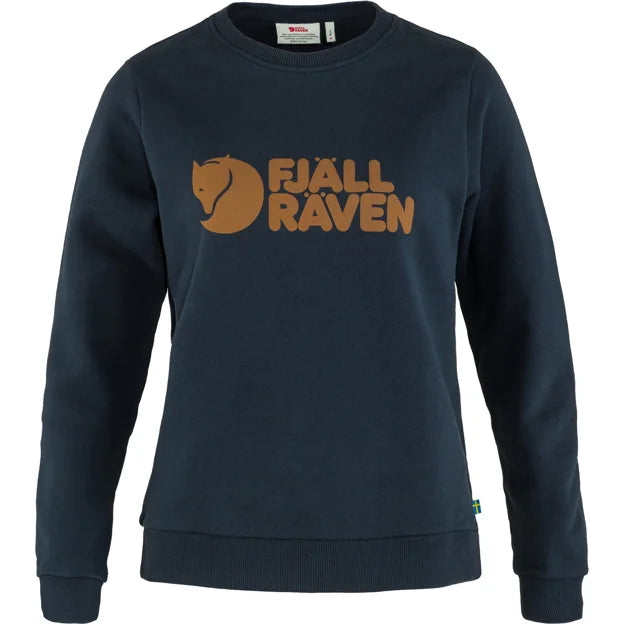 Fjällräven Logo Sweater W Grey-Melange XXS