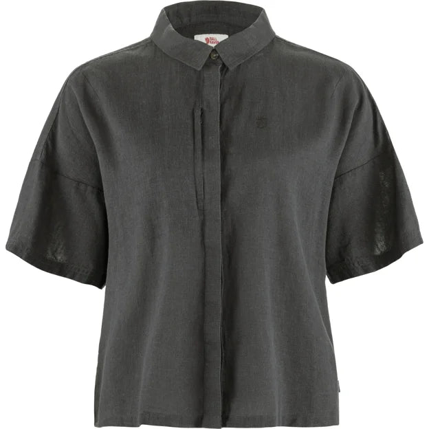Övik Hemp Camp Shirt SS W Dark Grey XXS Secondary image